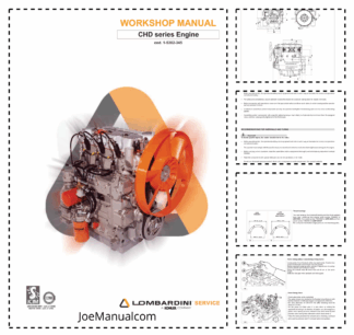 Lombardini LDW1503 LDW1603 LDW2004 LDW2004T LDW2204 LDW2204T CHD Series Engine Workshop Manual 9806/4060