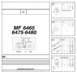Massey Ferguson 6465 6475-6480 Tractor Parts Catalog