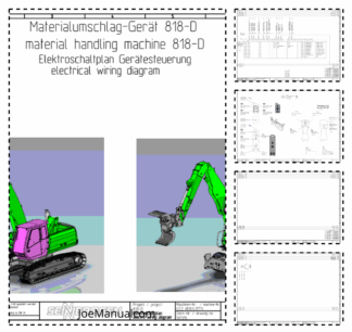 Sennebogen 818D Material Handler Electric Wiring Diagram