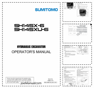 Sumitomo SH145X-6 Operator Manual