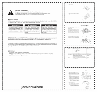 Takeuchi TB28FR Excavator Service Manual