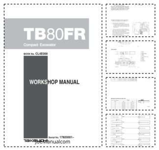 Takeuchi TB80FR Excavator Workshop Manual CL4E000