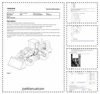 Volvo L220E Wheel Loader Service Manual