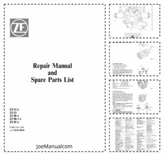ZF 63 63 A 80 A 80 1 A 85 A Transmission Repair Manual Parts Catalog