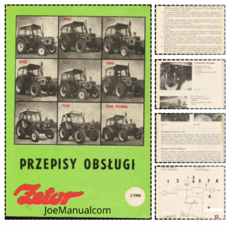 Zetor 5211 5245 6211 5245 7211 7245 7711 7745 7245 Tractors Operation Manual PL
