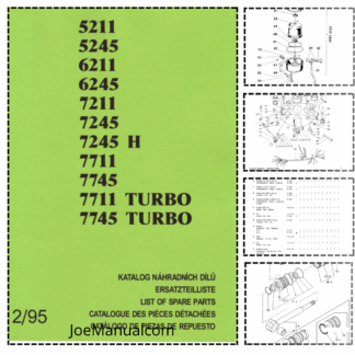 Zetor 5211 - 7745 Tractors Parts Catalog