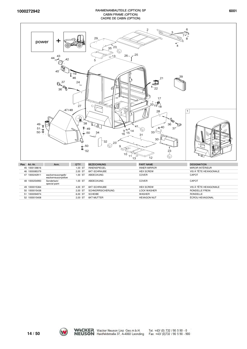 Wacker Neuson 6001AD Dumper Parts Catalog - Image 8