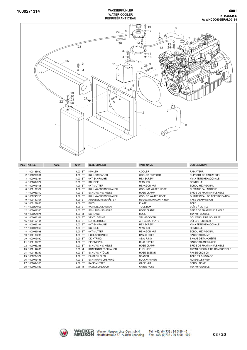 Wacker Neuson 6001AD Dumper Parts Catalog - Image 10