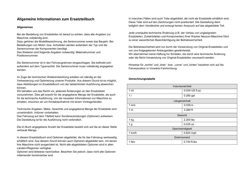 Wacker Neuson WL50 USA Wheel Loader Parts Catalog - Image 3
