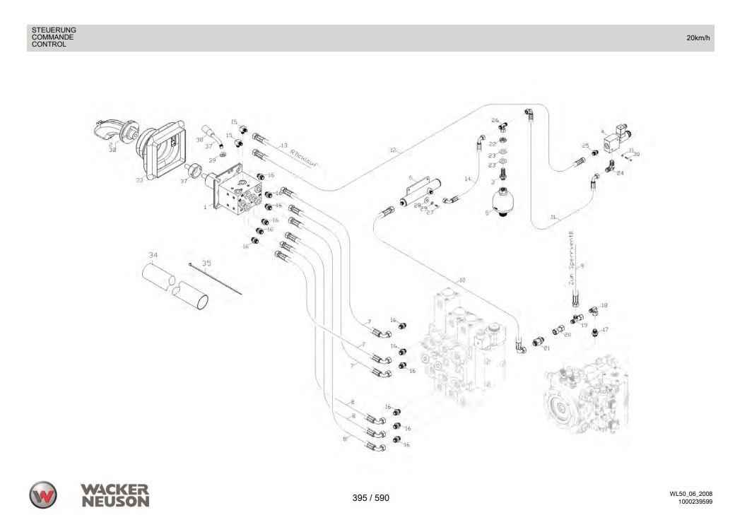 Wacker Neuson WL50 USA Wheel Loader Parts Catalog - Image 10