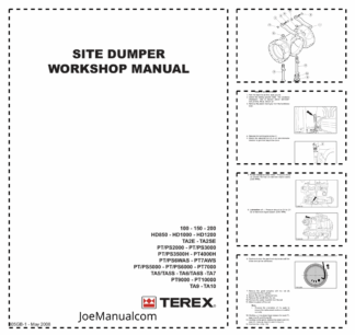 Terex Site Dumpers Workshop Manual