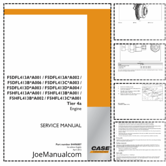 CASE F5DFL413 Tier 4a Engine Service Manual