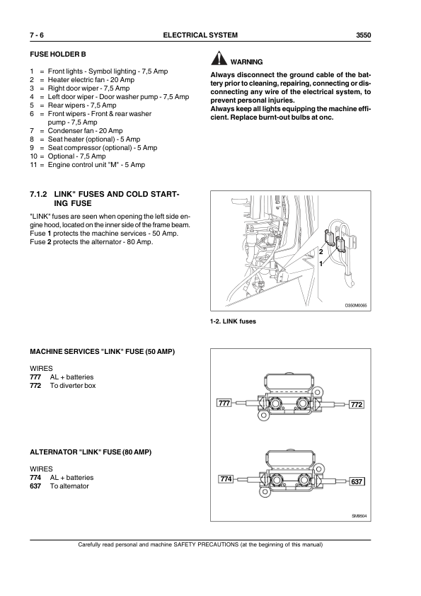 CASE 3550 Crawler Dozer Service Manual 84414747 - Image 12