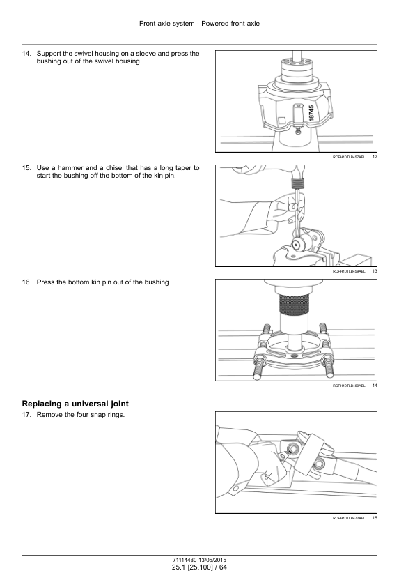 CASE 580N Backhoe Loader Service Manual 71114480 PIN HBZN - Image 9