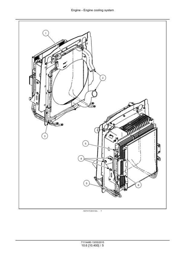 CASE 580N Backhoe Loader Service Manual 71114480 PIN HBZN - Image 6