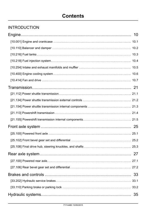 CASE 580N Backhoe Loader Service Manual 71114480 PIN HBZN - Image 4