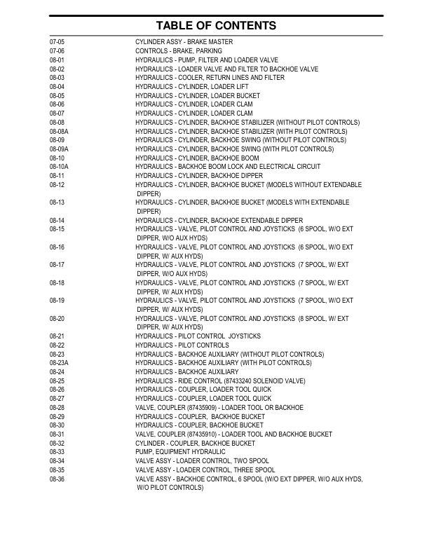 CASE 580 Super M 580 Super M+ Series 2 Backhoe Loader Parts Catalog 79043NA - Image 7