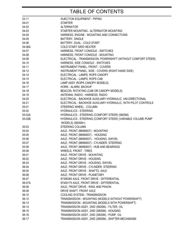 CASE 580 Super M 580 Super M+ Series 3 Backhoe Loader Parts Catalog 87632284NA - Image 9