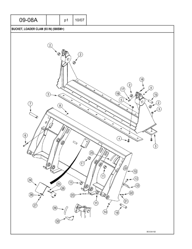 CASE 580 Super M 580 Super M+ Series 3 Backhoe Loader Parts Catalog 87632284NA - Image 15