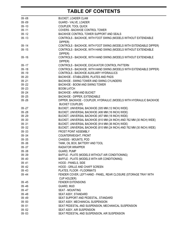 CASE 580 Super M Backhoe Loader Parts Catalog 7-6091NA - Image 8