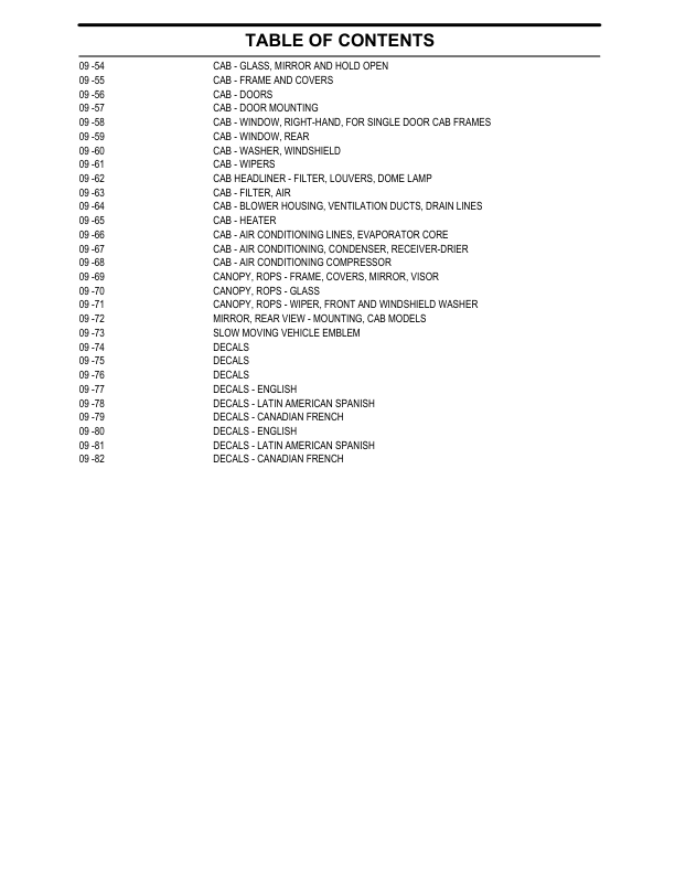 CASE 580 Super M Backhoe Loader Parts Catalog 7-6091NA - Image 9