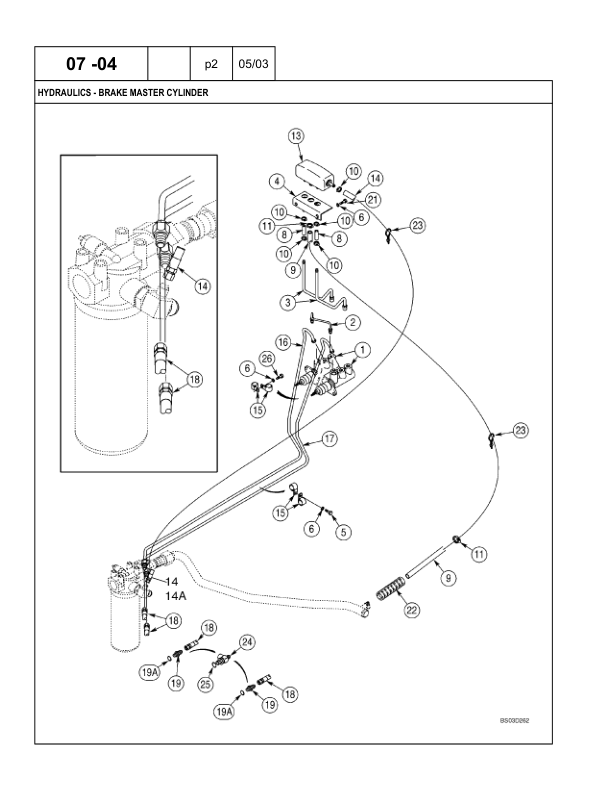 CASE 580 Super M Backhoe Loader Parts Catalog 7-6091NA - Image 11