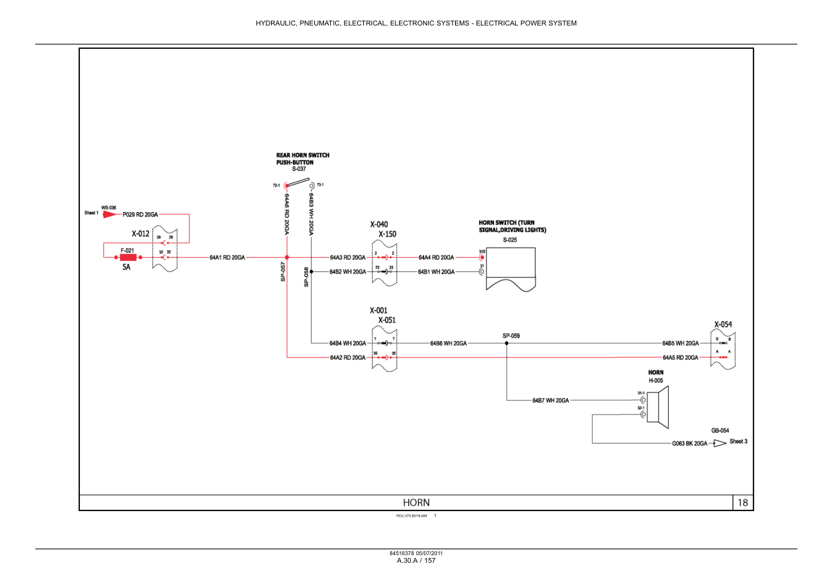 CASE 580N 580SN-WT 590SN Backhoe Loader Service Manual 84516378 - Image 8