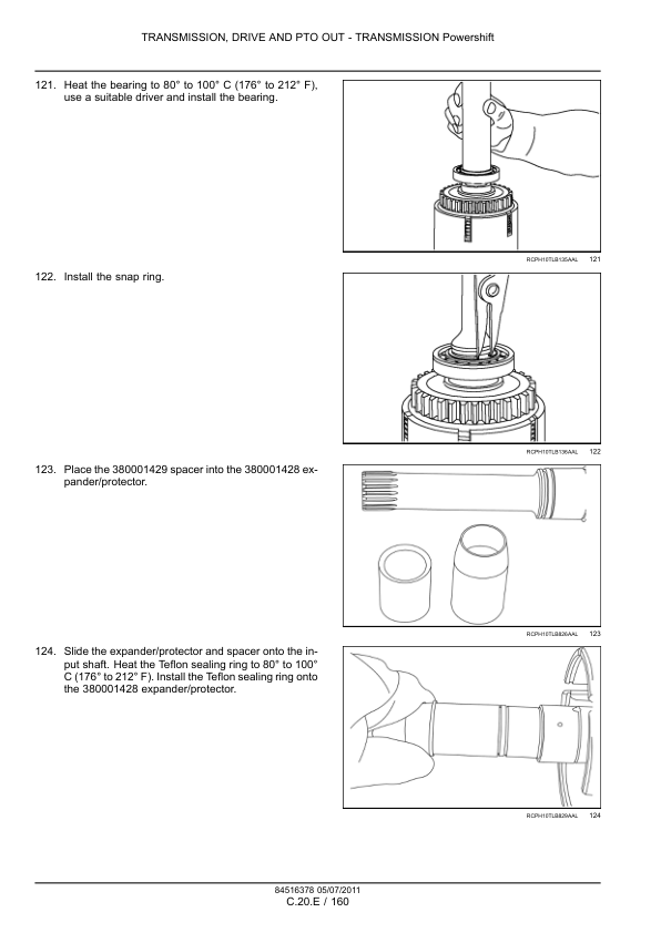 CASE 580N 580SN-WT 590SN Backhoe Loader Service Manual 84516378 - Image 6