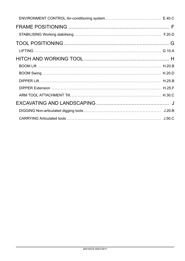 CASE 580N 580SN-WT 590SN Backhoe Loader Service Manual 84516378 - Image 4