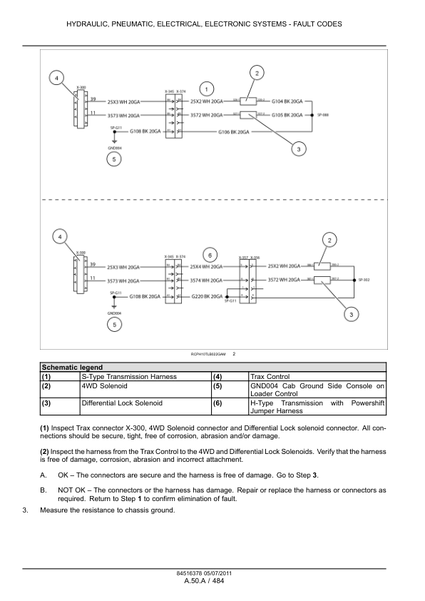 CASE 580N 580SN-WT 590SN Backhoe Loader Service Manual 84516378 - Image 11