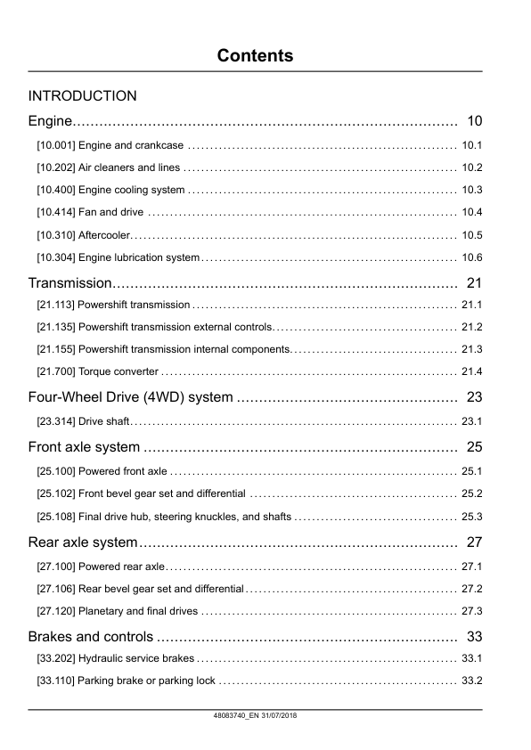 CASE 621G 721G Tier 2 Wheel Loader Service Manual 48083740 - Image 4
