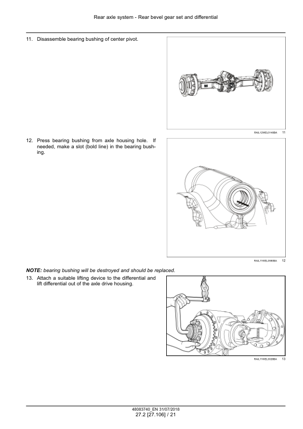 CASE 621G 721G Tier 2 Wheel Loader Service Manual 48083740 - Image 13