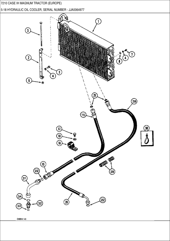 CASE 7210 7220 Magnum Tractor Parts Catalog EU - Image 9