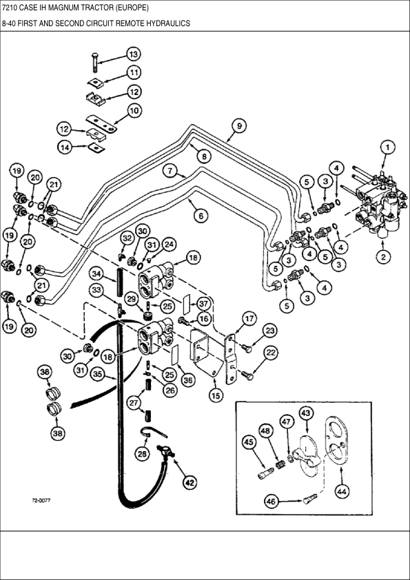 CASE 7210 7220 Magnum Tractor Parts Catalog EU - Image 10