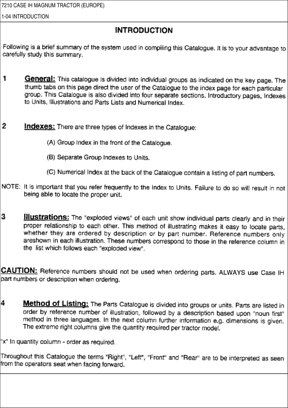 CASE 7210 7220 Magnum Tractor Parts Catalog EU - Image 5