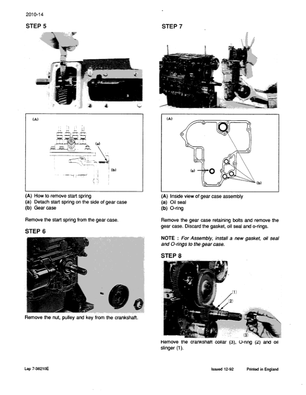 CASE CK36 CK50 Excavators Service Manual 738181GB - Image 9