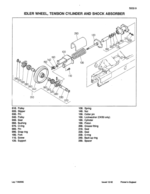 CASE CK36 CK50 Excavators Service Manual 738181GB - Image 11