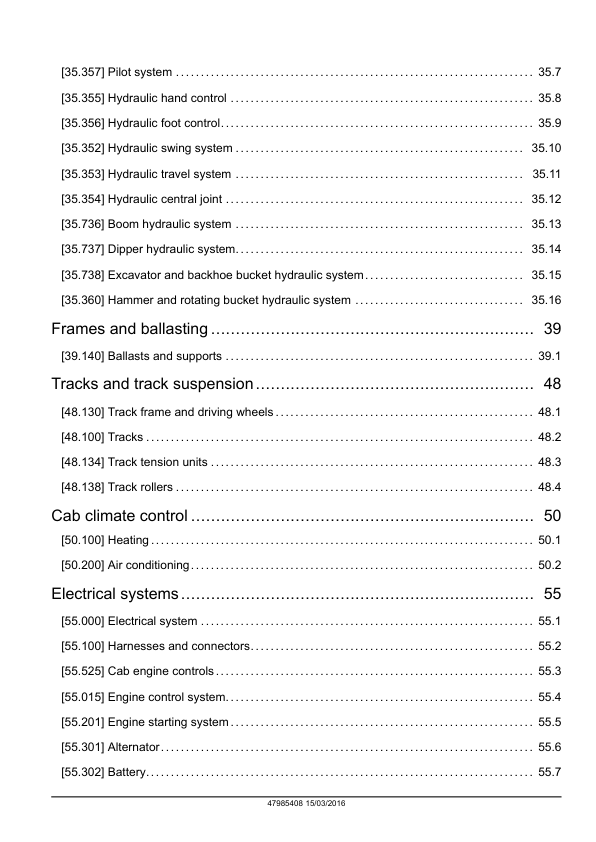 CASE CX210C Crawler Excavator Service Manual 47985408 - Image 5