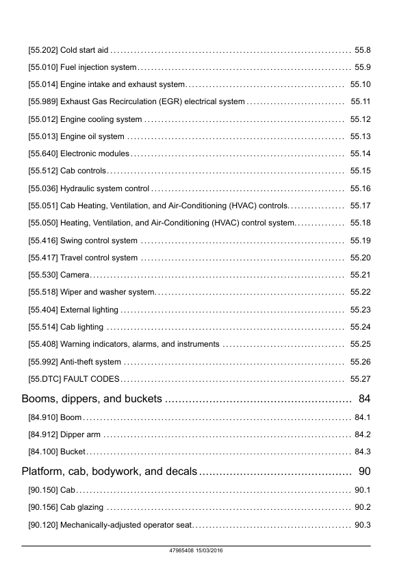 CASE CX210C Crawler Excavator Service Manual 47985408 - Image 6