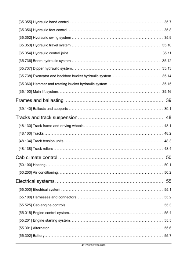 CASE CX290D Crawler Excavator Service Manual 48155069 EU Market - Image 5