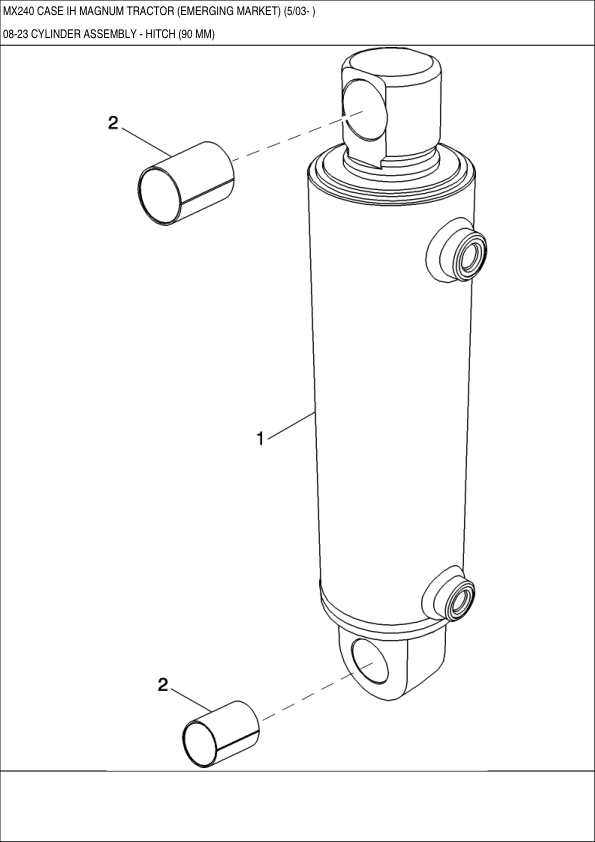 CASE MX240 Magnum Tractor Parts Catalog Printed Book - Image 9