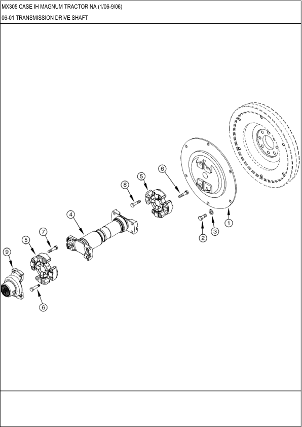 CASE MX305 Magnum Tractor Parts Catalog Printed Book - Image 9