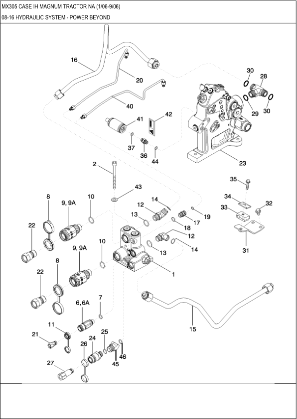 CASE MX305 Magnum Tractor Parts Catalog Printed Book - Image 3