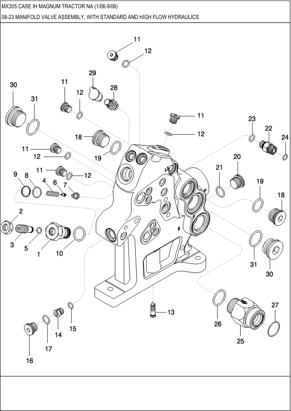 CASE MX305 Magnum Tractor Parts Catalog Printed Book - Image 6