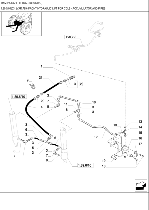 CASE MXM155 Tractor Parts Catalog - Image 7