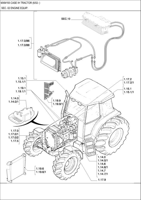 CASE MXM155 Tractor Parts Catalog - Image 3