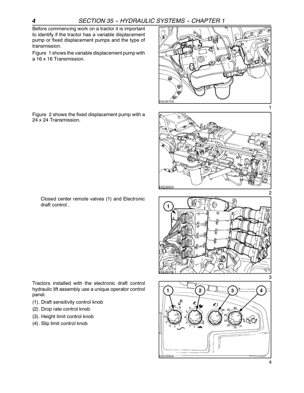 CASE MXU 100 110 115 125 135 Tractor Hydraulic Systems Manual - Image 8