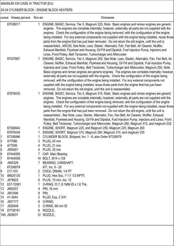 CASE Magnum 355 Tractor Parts Catalog EU - Image 9