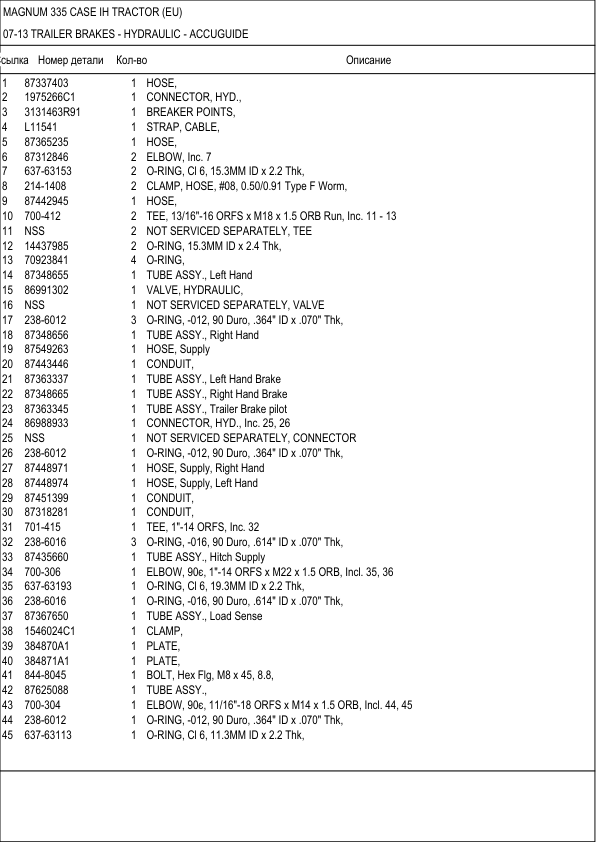 CASE Magnum 355 Tractor Parts Catalog EU - Image 8