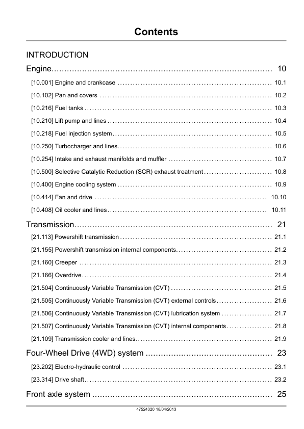 CASE PUMA 170 185 200 215 230 CVX Tractor Service Manual 47524320 - Image 5